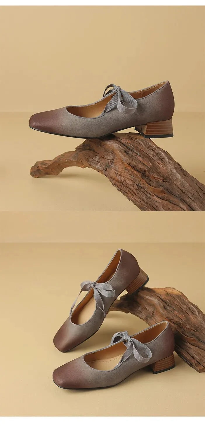 Ottoline™ | Ribbon Bow Mary Jane Heels
