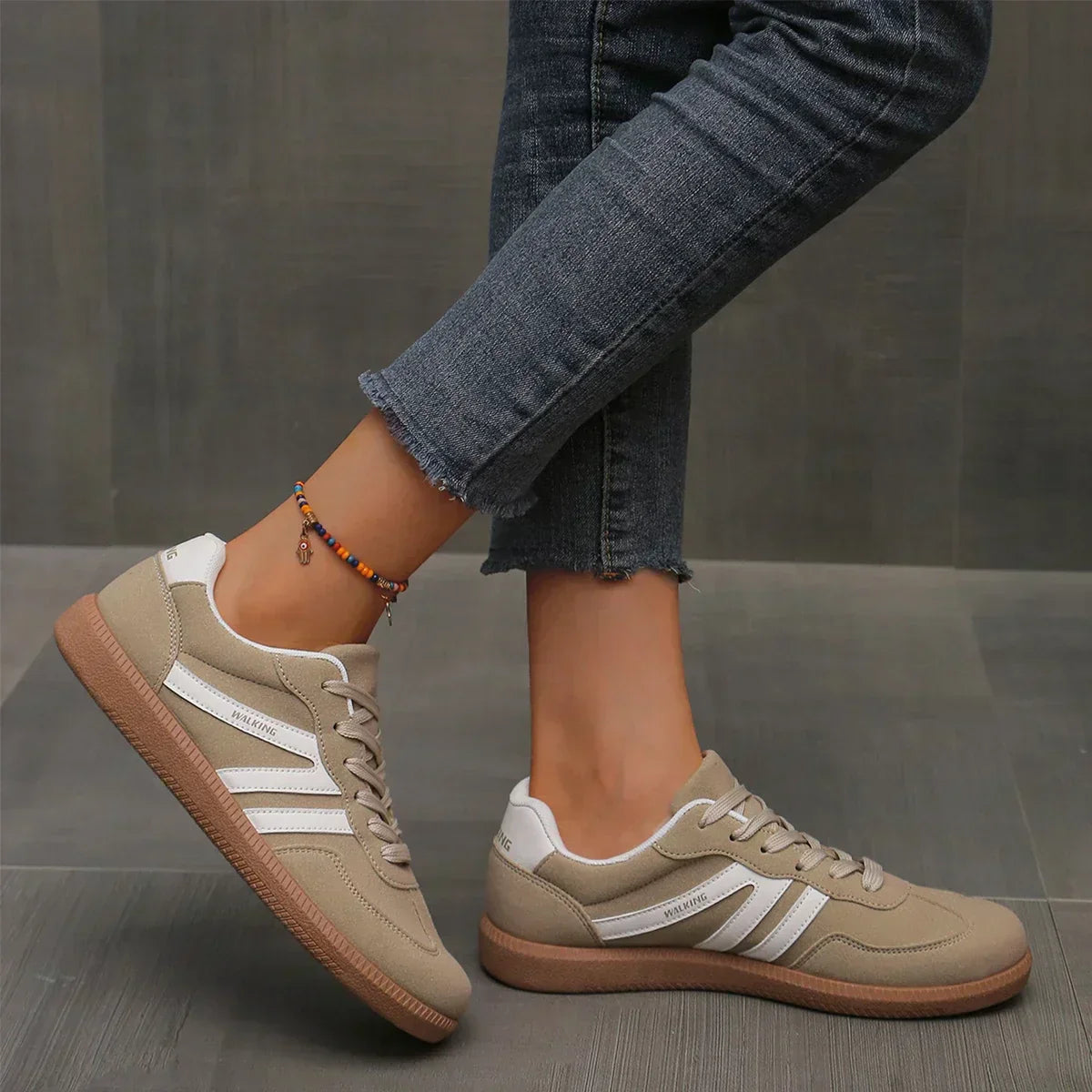 Elin™ | Aubrey - Stylish Low-Top Lace Sneakers for Everyday Wear