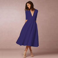 Allison™ | Women’s Elegant Flowing Midi Dress