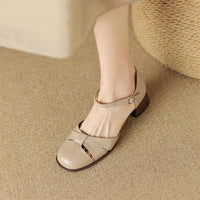 Augusta™ | Cutout Ankle Strap Block Heels