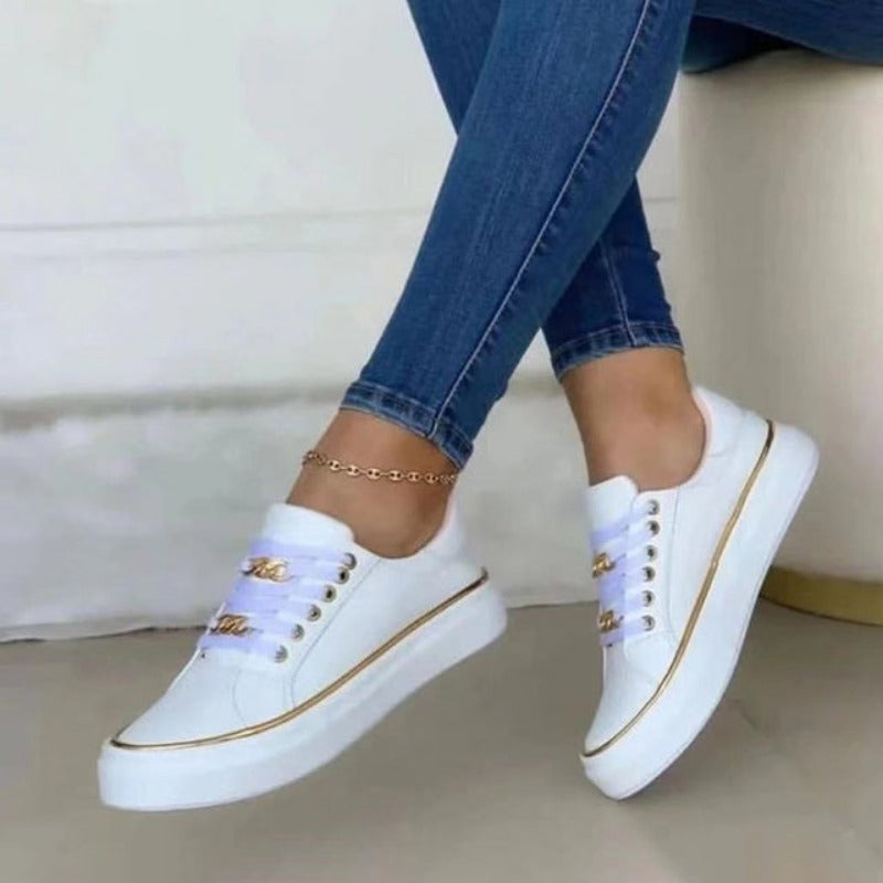 Maren™ | Michelle - Chic Chain Sneakers for Everyday Style