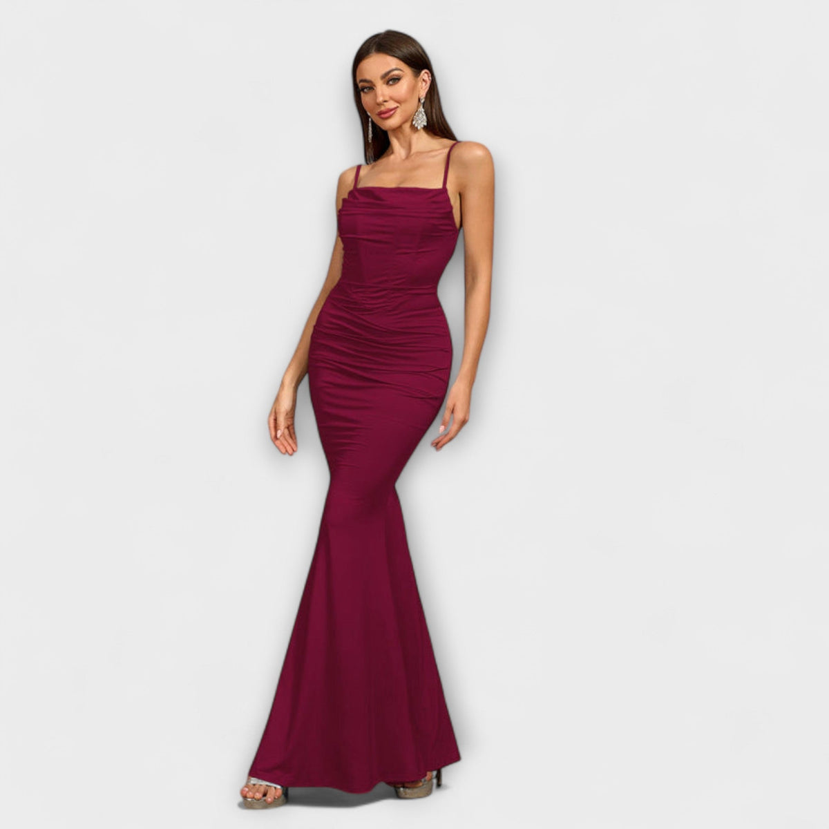 Style200™ | Chic Ruffle Dress for Special Occasions