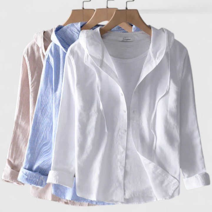 Style200™ | Chic Hooded Blouse for Any Occasion