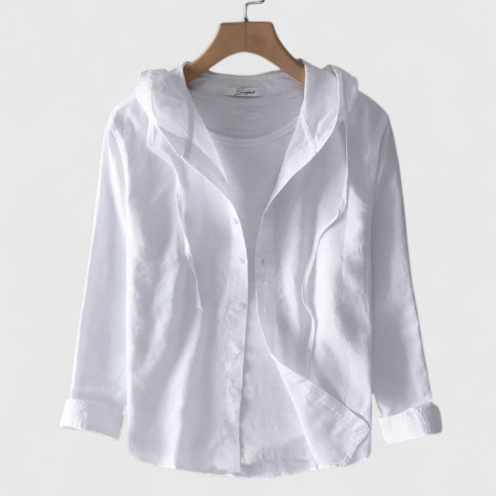 Style200™ | Chic Hooded Blouse for Any Occasion