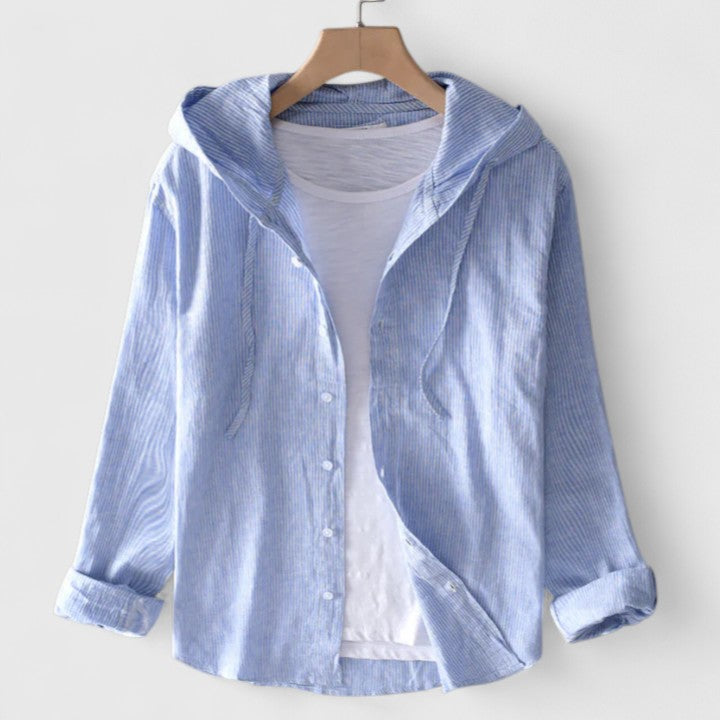 Style200™ | Chic Hooded Blouse for Any Occasion