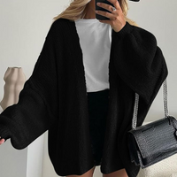 Hayden | Knit Cardigan with Balloon Sleeve Detail