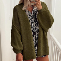 Hayden | Knit Cardigan with Balloon Sleeve Detail