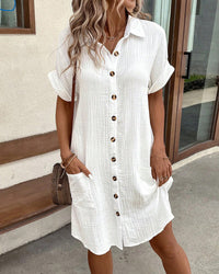 Karoline™ | Monique – Cotton Polo Shirt Dress