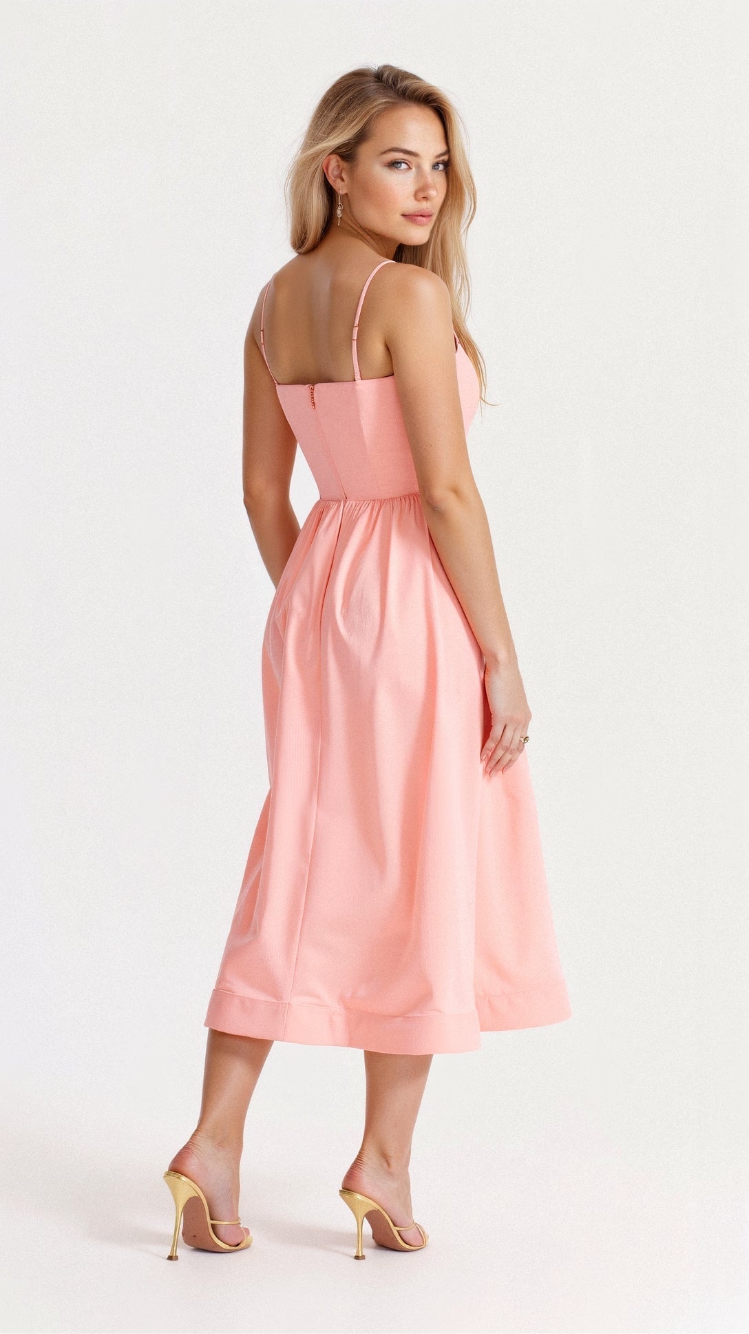 Evelyn™ | Ascot Style A-Line Midi Dress for Special Occasions