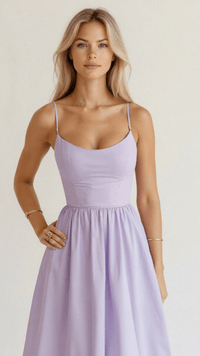 Evelyn™ | Ascot Style A-Line Midi Dress for Special Occasions