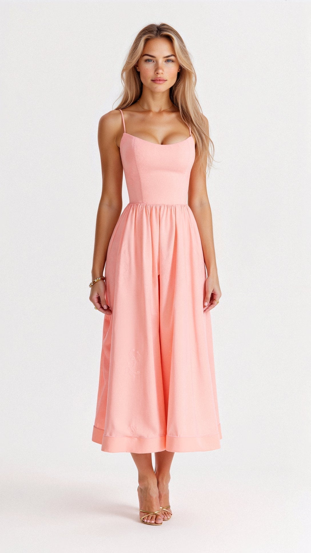 Evelyn™ | Ascot Style A-Line Midi Dress for Special Occasions