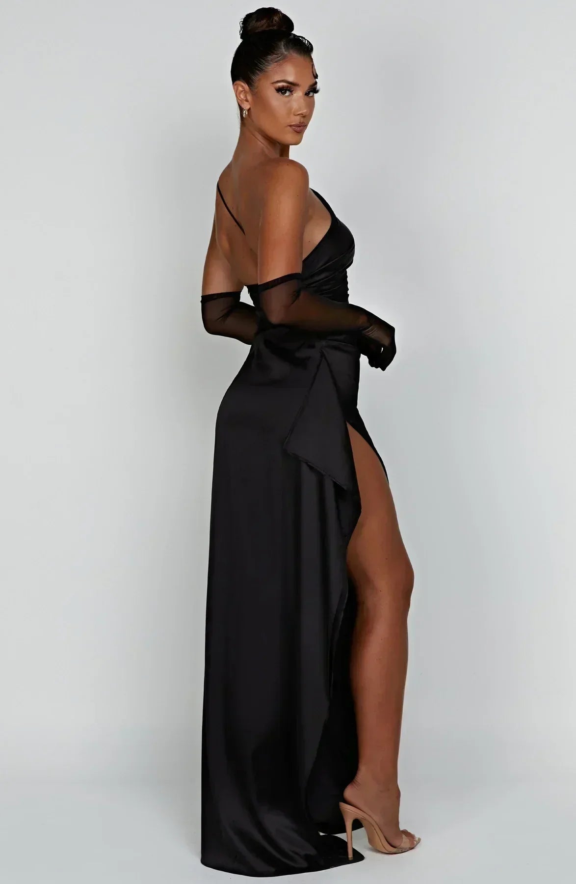 Iris™ | Chic Asymmetric Maxi Dress for Evening Wear