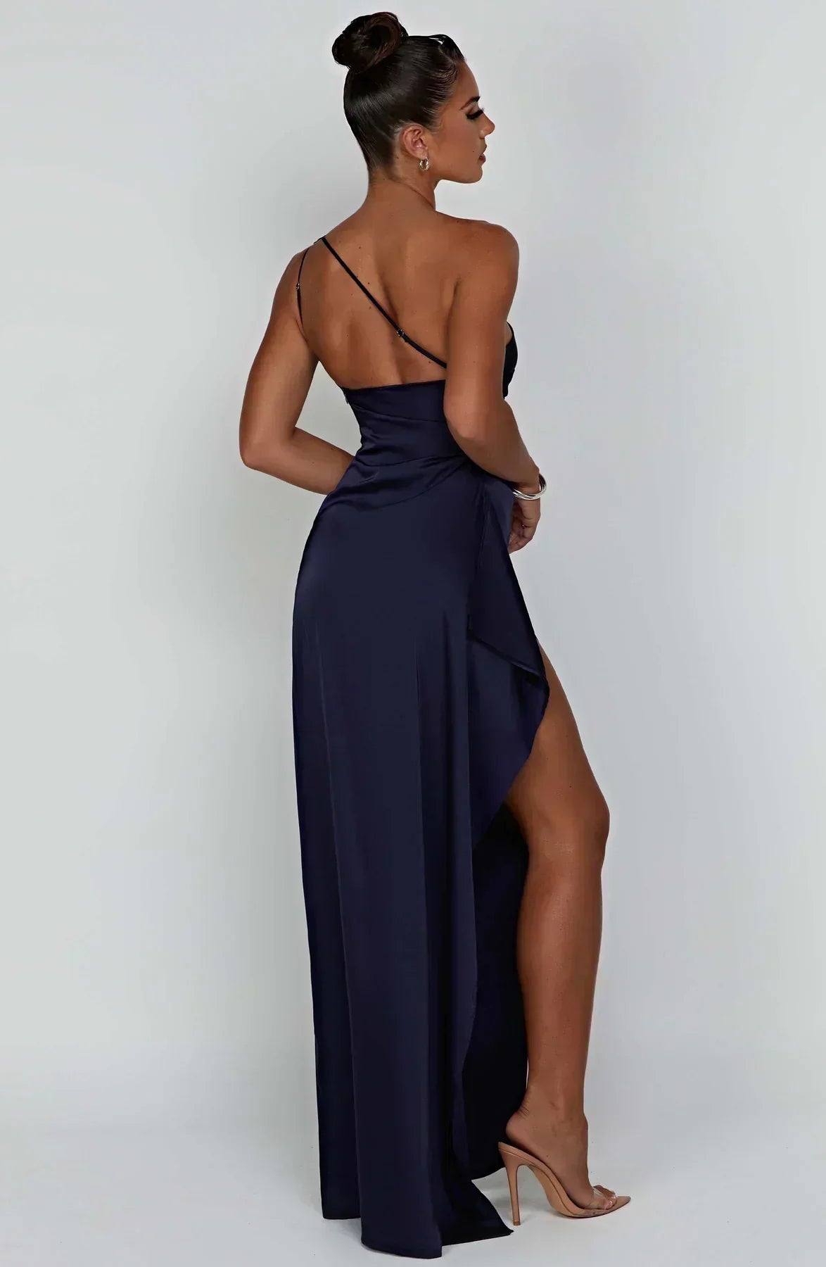 Iris™ | Chic Asymmetric Maxi Dress for Evening Wear