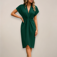 Cosette™ | Chic Midi Wrap Dress for Every Event