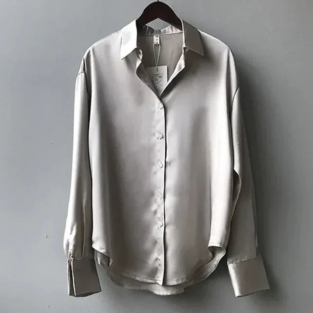 Style200™ | Women’s Satin Blouse - Chic Style for Any Occasion