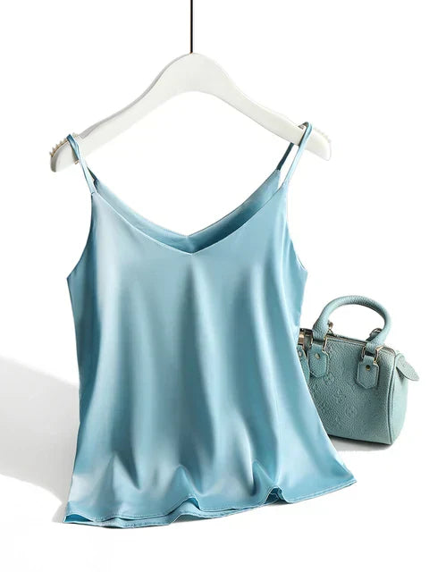 Style200™ | Chic Satin Cami Top for Night Out