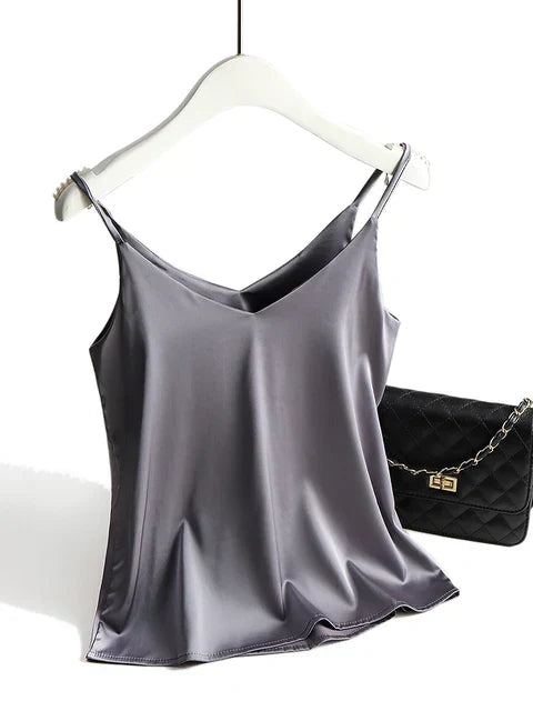 Style200™ | Chic Satin Cami Top for Night Out