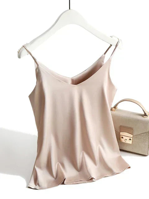 Style200™ | Chic Satin Cami Top for Night Out