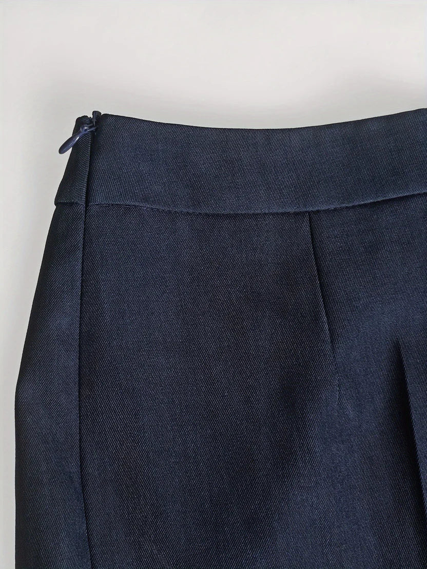 Vina™ | Women's Two-Piece Suit Set Longline Blazer & Flare Trousers
