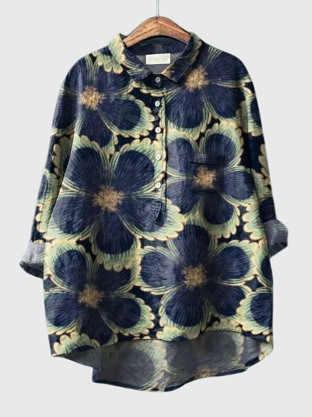 Valeria™ | Valeria™ - Floral Print Chiffon Blouse for Everyday Wear