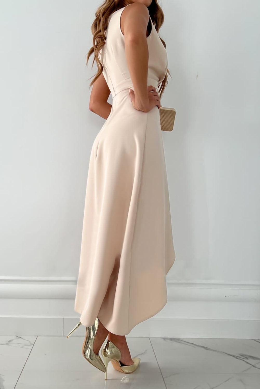 Evelyne™ | Wedding Guest Dress - Chic Wrap Midi
