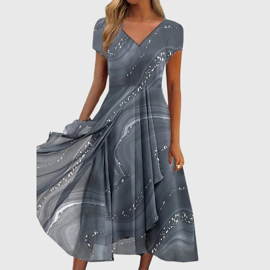 Style200™ | Chic Flowing Midi Dress for Every Occasion