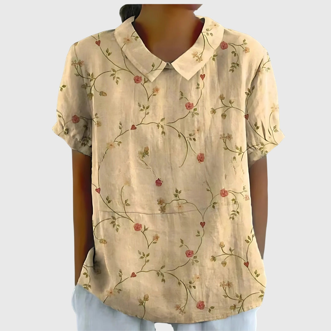 Jenna™ | Floral Chiffon Top for Every Occasion