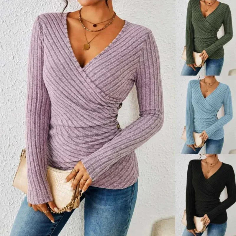 Caroline™ | Tummy Tucking Long Sleeve Top