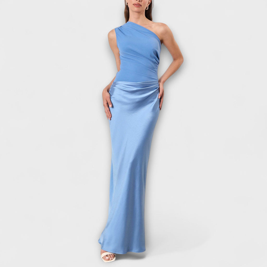 Yolanda™ | Chic One-Shoulder Pleated Prom Dress for Special Occasions