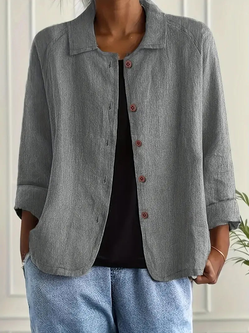Freya | Long Sleeve Button-Down Shirt