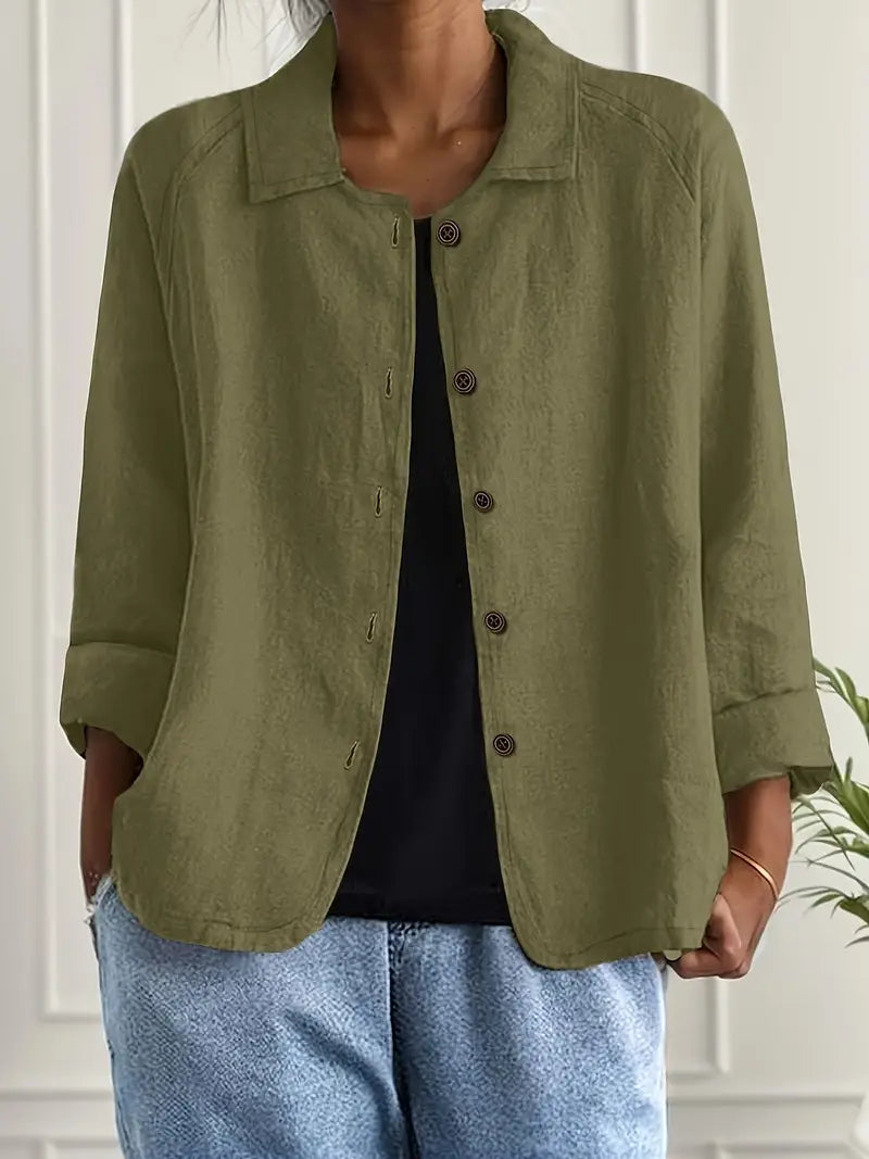 Freya | Long Sleeve Button-Down Shirt