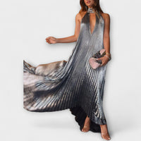 Michèle™ | Calliope - Shimmering Pleated A-Line Prom Dress for Special Occasions