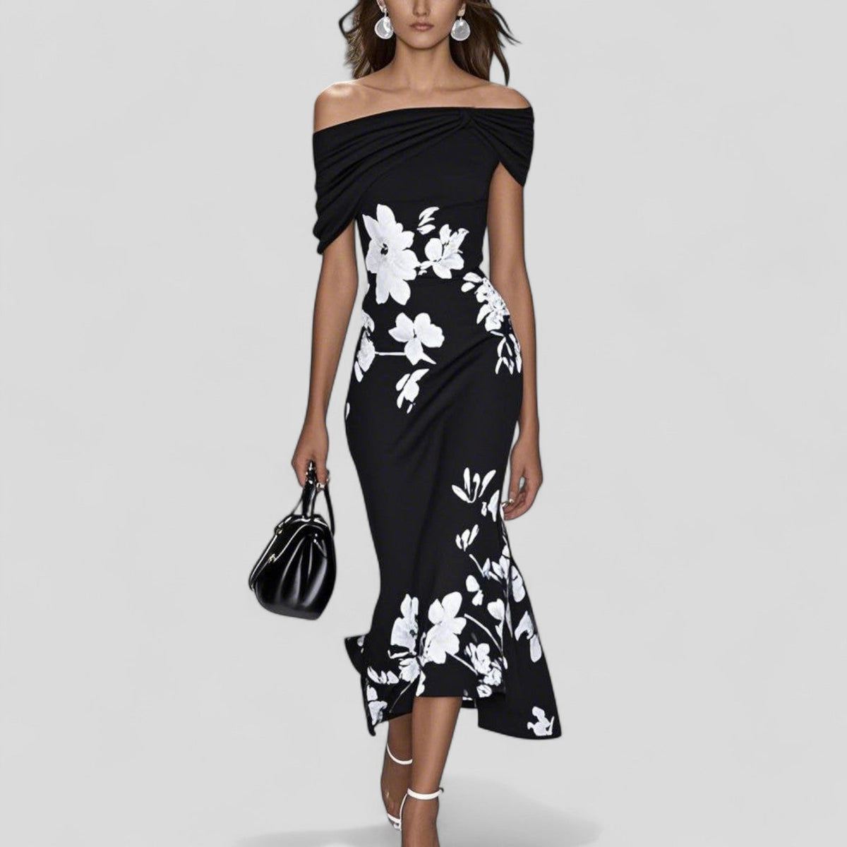 Isabrunel™ | Chic Midi Dress for Any Occasion