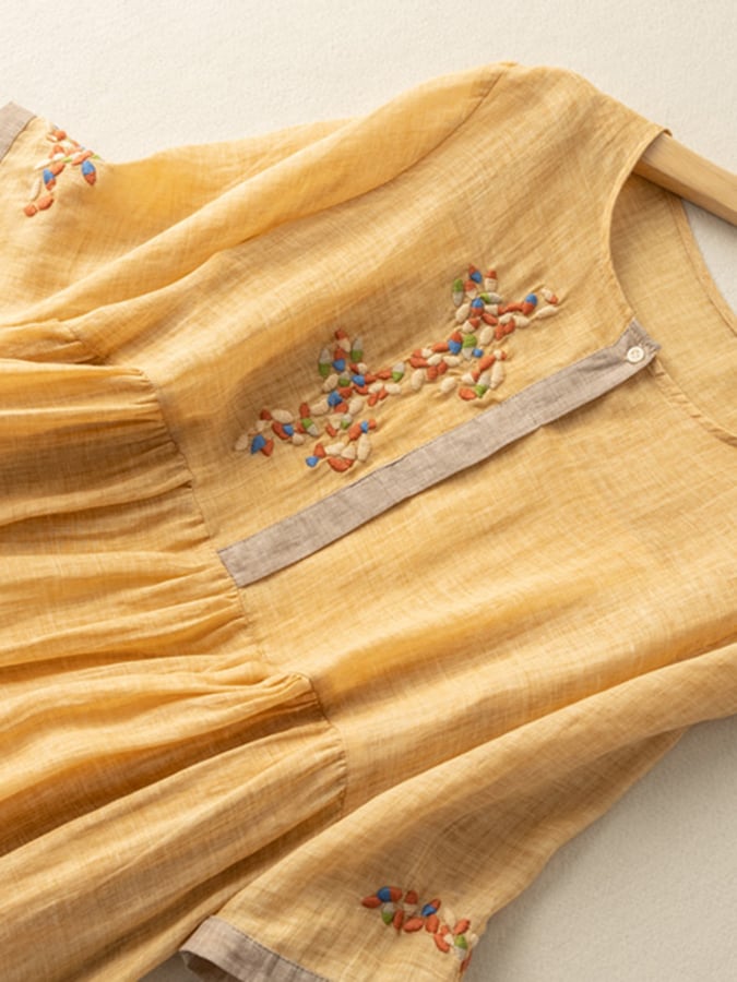 Sydney™ | Women’s Summer Embroidered Ethnic Midi Dress