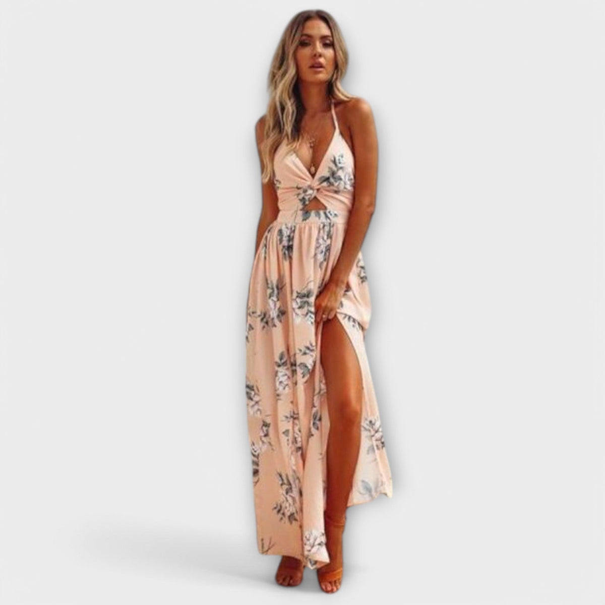 Style200™ | Boho Maxi Dress in Flowing Fabric for Festivals