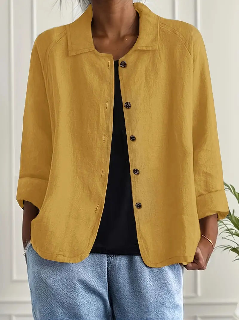 Freya | Long Sleeve Button-Down Shirt