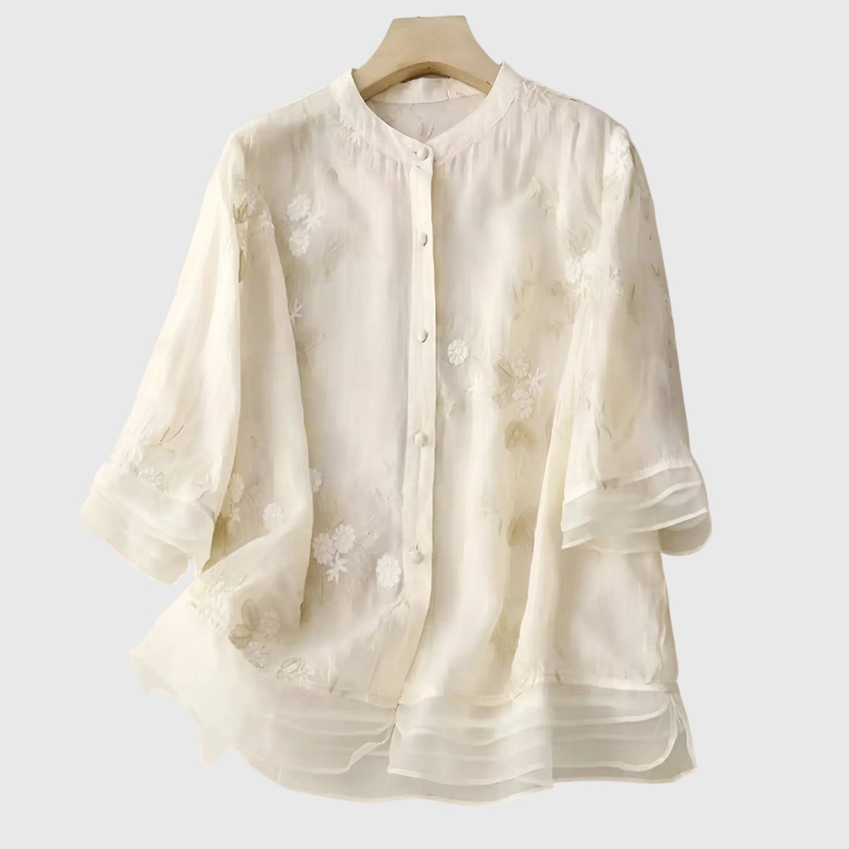Style200™ | Embroidered Floral Blouse for Special Occasions