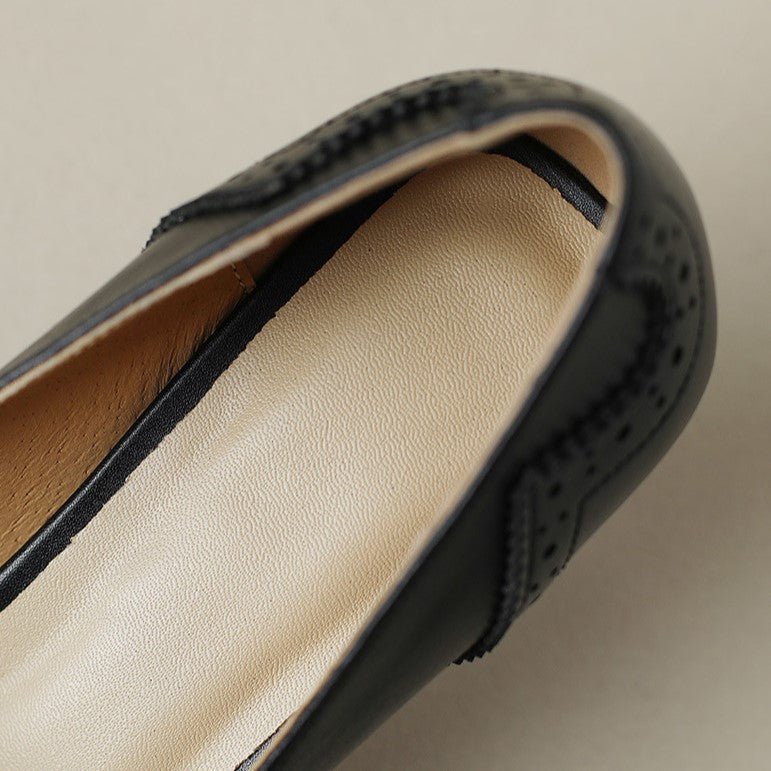 Josephine™ | Bow Brogue Kitten Heels