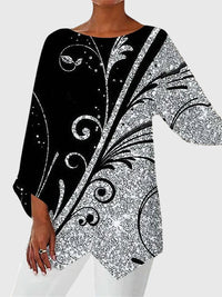 Alayah™ | Chic Crew Neck Blouse for Everyday Wear