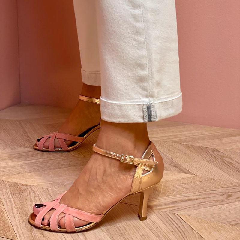 Calista™ | Color Block Pointed Toe Heels
