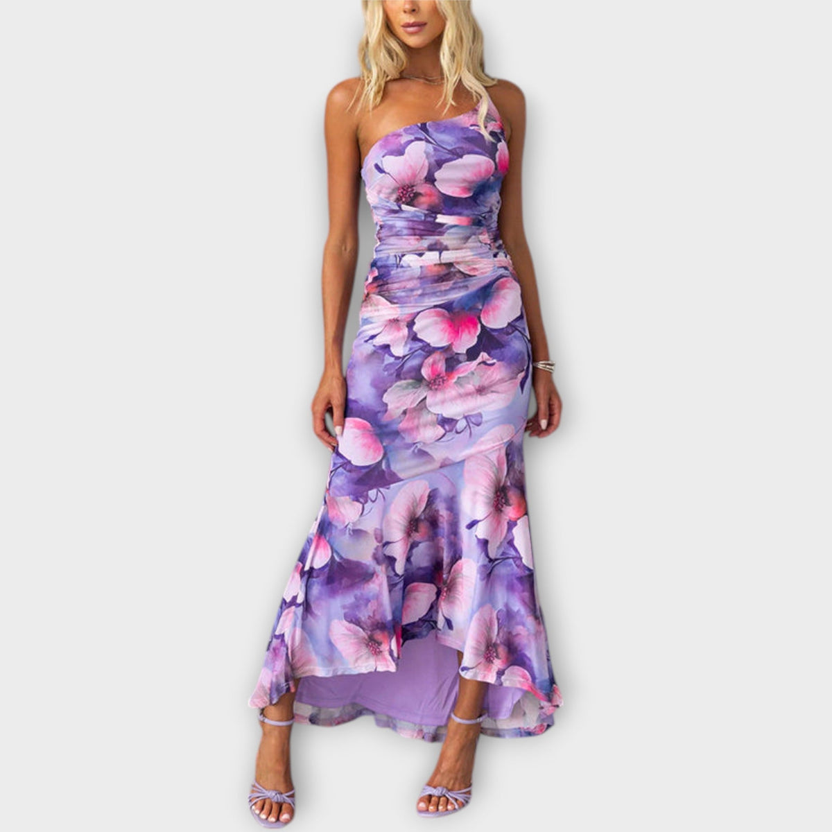 Nathalie™ | Chic Asymmetrical Ruching Prom Dress for Any Occasion