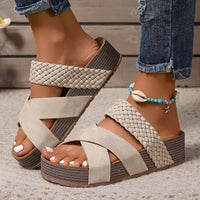 Vanessa™ | Woven Platform Sandals