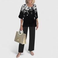 Fern™ | Women's Casual Floral Print Top and Wide-Leg Pants Set