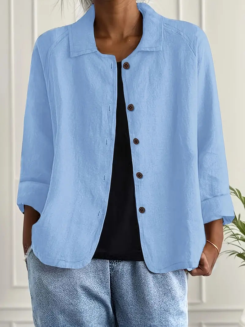 Freya | Long Sleeve Button-Down Shirt