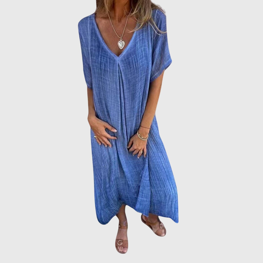 Fiona™ | Fiona™ – Chic V-Neck Dress for Any Occasion