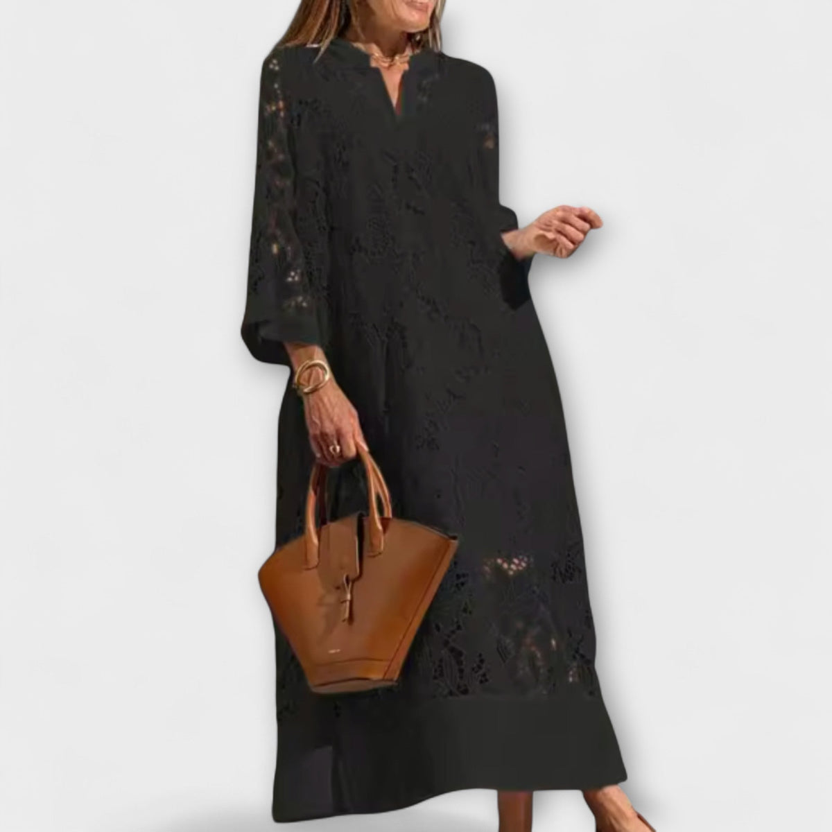 Style200™ | Valmere Dahlia Floral Embroidered Dress for Special Occasions