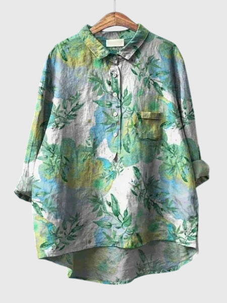 Valeria™ | Valeria™ - Floral Print Chiffon Blouse for Everyday Wear