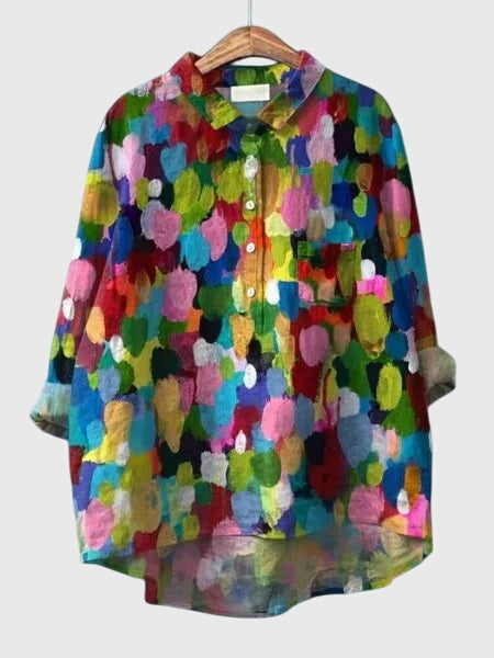 Valeria™ | Valeria™ - Floral Print Chiffon Blouse for Everyday Wear