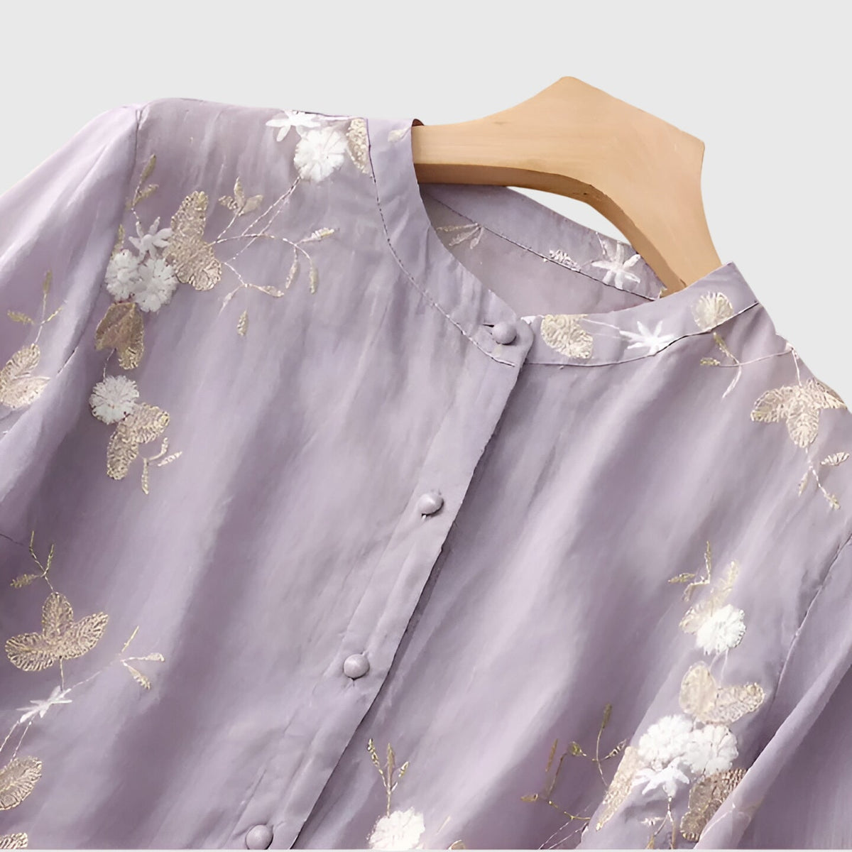 Style200™ | Embroidered Floral Blouse for Special Occasions