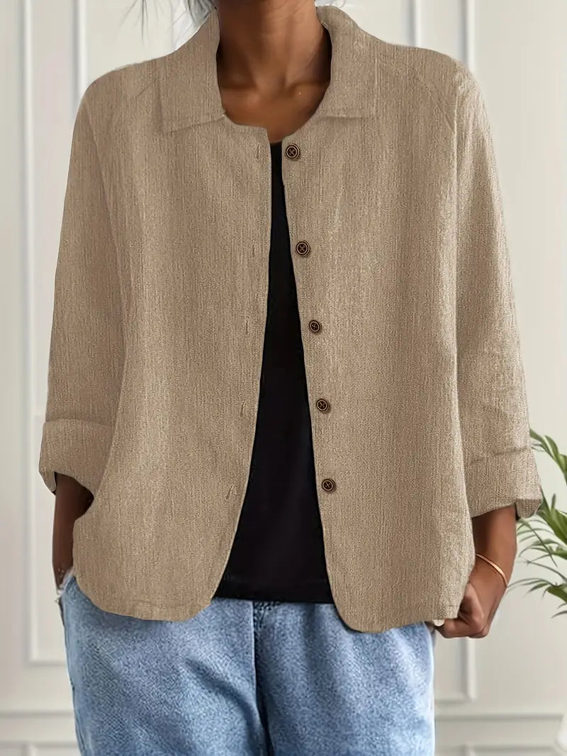 Freya | Long Sleeve Button-Down Shirt